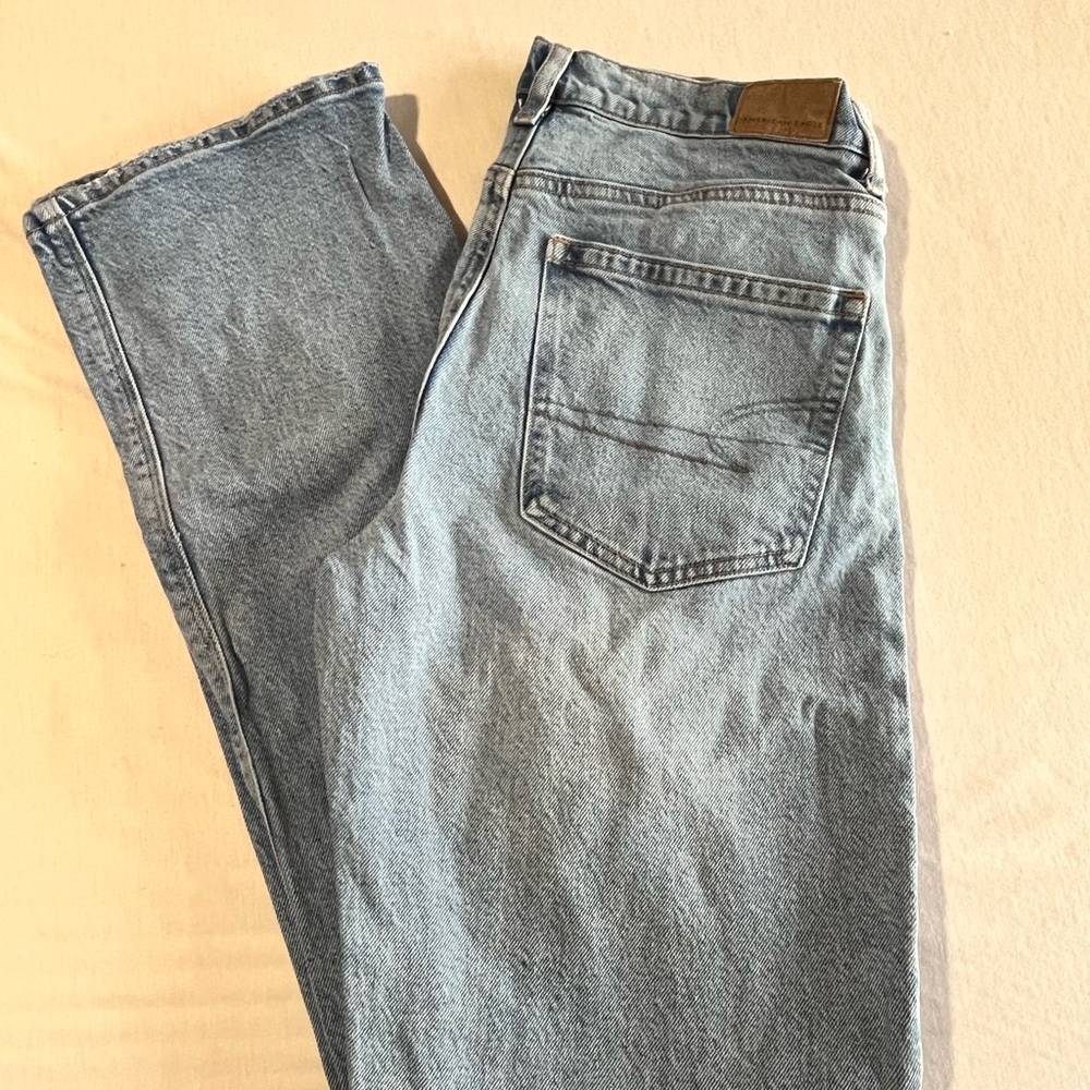 American Eagle Outfitters Flare Light Blue Jeans 4 regular
